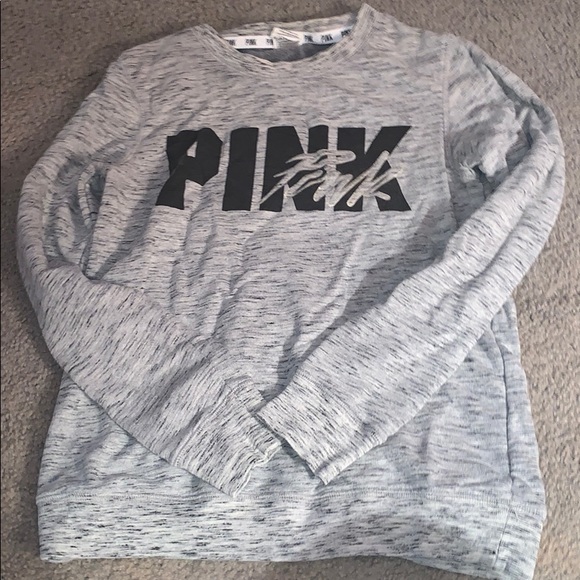 PINK Victoria's Secret Tops - VICTORIAS SECRET PINK SWEATSHIRT